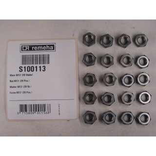 Remeha  - S100113 - Mutter M12 (x20)