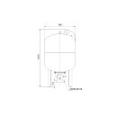 Grundfos - 96871267 - Membran-Druckkessel DT5-400 PN10...