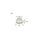 Grundfos - 535041 - Ausgleichsstücksatz A2 G1_1/4xG2 2x15 - Zubehör für Umwälzpumpen