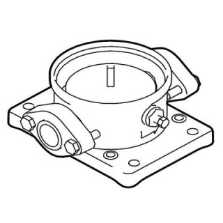 Grundfos - 96449749 - Ovalflanschsatz Rp1_1/4 Grauguß - Zubehör für vert. Kreiselpumpen