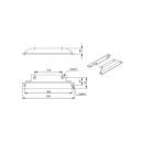 Grundfos - 96489381 - Montageplatte f.Doppelpump.TPD Serie 300 - Zubehör für Trockenläuferpumpen