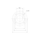 Grundfos - 96489959 - Gewindeflansch DIN2566 DN40/RP1_1/2 - Zubehör f.Schmutz-/Abwasserpum.