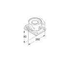 Grundfos - 96498727 - Ovalflansch CRN10,15,20 Rp1_1/2 PN16 GG - Zubehör für vert. Kreiselpumpen