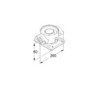 Grundfos - 96498727 - Ovalflansch CRN10,15,20 Rp1_1/2 PN16 GG - Zubehör für vert. Kreiselpumpen