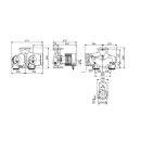 Grundfos - 97924868 - MAGNA3D50-180F PN16 280mm 1x230V DE - Elektr. geregelte Umwälzpumpe