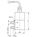 Grundfos - 96611523 - Differenzdruckgeber DPI0-1.0 0-1,0bar - Zubehör für Steuer- und Regels.
