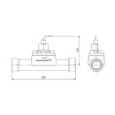 Grundfos - 97688336 - VFI 13-25m3/h DN32 G1_1/2 4-20mA EPDM - Durchflusssensor