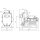 Wilo  - 2047645 - Drain LP 40/10,Rp11/2,1x230V,0.4kW  Selbstansaugende Schmutzwasserpumpe