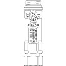 Oventrop - 1060925 - Strangregulierventil mit Durch- flussanzeige,DN25,5-40 I/min., 1"AGx1"ÜM