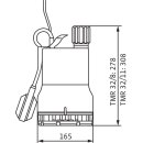 Wilo  - 4145325 - Drain TMR 32/8,Rp11/4,1x230V,0.37kW  Schmutzwasser-Tauchmotorpumpe