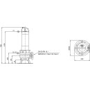 Wilo  - 6064588 - Rexa FIT V05DA-222/EAD1-2-T0025-540-A  Abwasser-Tauchmotorpumpe