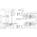Wilo  - 6065925 - Rexa FIT V08DA-426/EAD0-4-M0015-523-A  Abwasser-Tauchmotorpumpe