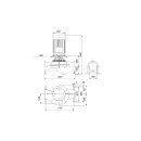 Grundfos - 99087228 - TP300-420/4-A3-F-O-DAQF PN25 3x400V - Trockenläuferpumpe