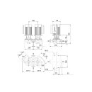 Grundfos - 99132839 - TPED80-240/2-S-A-F-A-BQQE PN16 3x400V - Elektr. ger. Trockenläuferpumpe