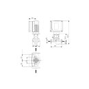 Grundfos - 98112574 - TPE40-90/2-A-F-A-BQQE 06/10 1x230V - Elektr. ger. Trockenläuferpumpe