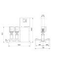Grundfos - 98389606 - Hydro MPC-E 2CRIE3-4 16bar 3x400V 0,55kW - Druckerhöhungsanlage