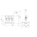 Grundfos - 98389632 - Hydro MPC-E 3CRIE5-9 16bar 3x400V 2,2kW - Druckerhöhungsanlage