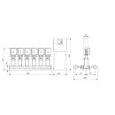 Grundfos - 98389643 - Hydro MPC-E 6CRIE10-2 16bar 3x400V 1,5kW - Druckerhöhungsanlage