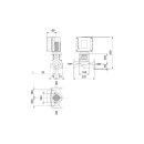 Grundfos - 98416407 - TPE2_40-200-N-A-F-A-BQQE PN16 1x230V - Elektr. ger. Trockenläuferpumpe