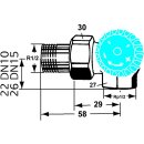 Heimeier - 2340-02.000 - Thermostat-Ventilunterteil