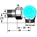 Heimeier - 2342-02.000 - Thermostat-Ventilunterteil