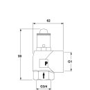 Heimeier - 5372030 - PDE Sicherheitsventil DSV 20-3,0 H
