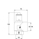 Heimeier - 5373030 - PDE Sicherheitsventil DSV25-3,0 H