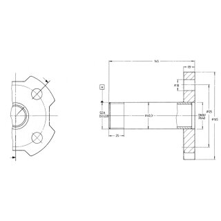 KSB - 95000220 - Zub Übergangsstück CrNi-Stahl