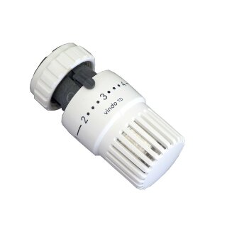 Oventrop - 1013076 - Thermostat "vindo TD" 7-28 C, 0 * 1-5, Flüssig-Fühler, weiß