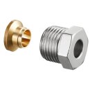 Oventrop - 1028153 - Klemmringverschraubung Ofix CEP für IG,f. Kupferrohr,1/2x12mm,vernickelt
