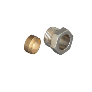 Oventrop - 1028155 - Klemmringverschraubung Ofix CEP für IG,f. Kupferrohr,1/2x15mm,vernickelt