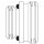Oventrop - 1028252 - Einschraubstutzen f.Multiflex F 1/2"AG x G 3/4"AG, Ms, roh, Set=10 Stück