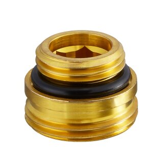 Oventrop - 1028253 - Einschraubstutzen f.Multiflex V 1/2"AG x G 3/4"AG, Ms, roh, Set=10 Stück