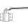 Oventrop - 1076004 - Kugelhahn "Optibal", Hebelgriff DN15, G 1/2"IG, PN16, Messing