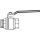 Oventrop - 1076203 - Kugelhahn "Optibal", Hebelgriff DN10, G3/8"IG, G3/8"AG, PN16, Ms