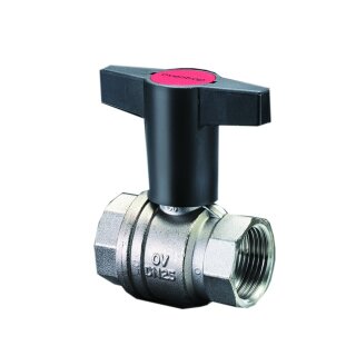 Oventrop - 1077112 - Kugelhahn "Optibal",Knebelgriff DN40, 1 1/2"IG, PN16, Messing