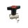 Oventrop - 1077806 - Kugelhahn "Optibal",Knebelgriff DN20,3/4"IG, PN16,mit Entleerung, Ms