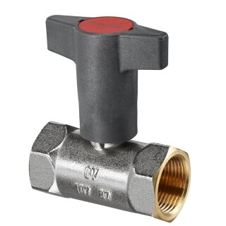 Oventrop - 1078710 - Hochtemperatur-Kugelhahn DN32, PN16, Ms, Knebelgriff