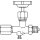 Oventrop - 1116004 - Manometerabsperrventil 1/2"AG, PN600, Stahl/Niro