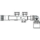 Oventrop - 1184016 - Anschl.Armatur Multiblock T-RTL 3/4" AG, Eckform
