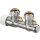 Oventrop - 1184024 - Anschlussarmatur "Multiblock T" 3/4"ÜM x 3/4"AG,1-u.2-Rohr,Messing, Eck