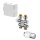 Oventrop - 1184235 - Anschluss-Set für Badheizkörper "Multiblock TF/Uni SH",schwenkb.,verchr.