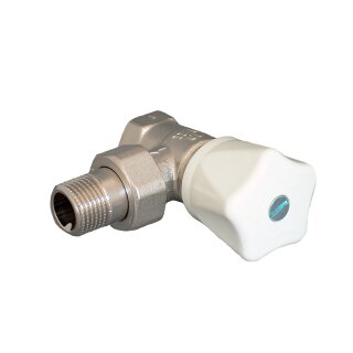 Oventrop - 1191504 - Handreguliervent."Baureihe HRV" DN15,1/2,PN10,Eck,Handregulierkopf weiß
