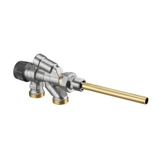 Oventrop - 1643561 - Tauchrohrventil Zweirohr-System DN15, 3/4"AG, seitiche Lanze