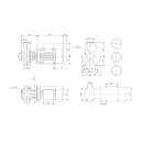Grundfos - 98974756 - NB150-400/431 A-F1-A-BQQE 400V 132kW IE3 - Blockpumpen Standard