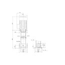 Grundfos - 96122823 - CR45-2-2 A-F-A-V-HQQV 3x400V 5,5kW - Vertikale Kreiselpumpe