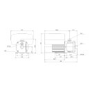 Grundfos - 98395372 - CME5-4 A-R-G-V-AQQV SADN 3x400V 1,5kW - Horizontale Kreiselpumpe