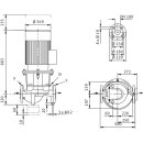 Wilo  - 2120929 - IL 100/165-22/2,DN100,22kW  Trockenläufer-Standard-Einzelpumpe