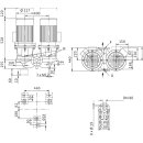 Wilo  - 2120965 - DL 80/170-2,2/4,DN80,3x400V,2.2kW  Trockenläufer-Standard-Doppelpumpe