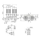 Wilo  - 2120966 - DL 80/210-3/4,DN80,3x400V,3kW  Trockenläufer-Standard-Doppelpumpe